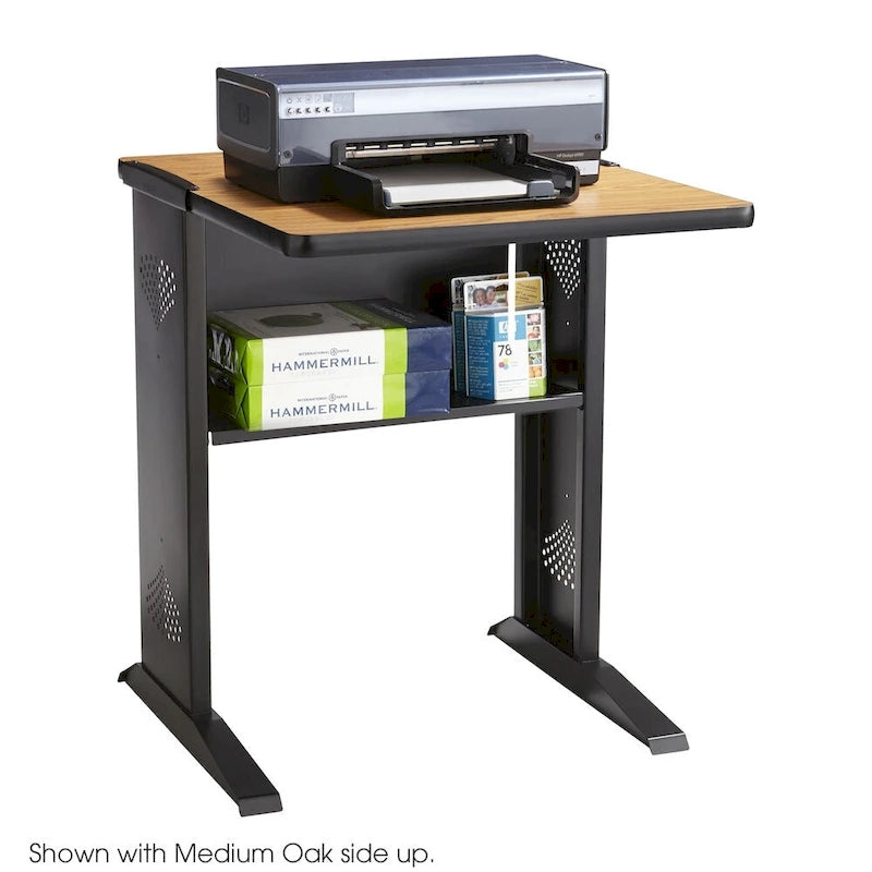Soporte reversible para computadora e impresora