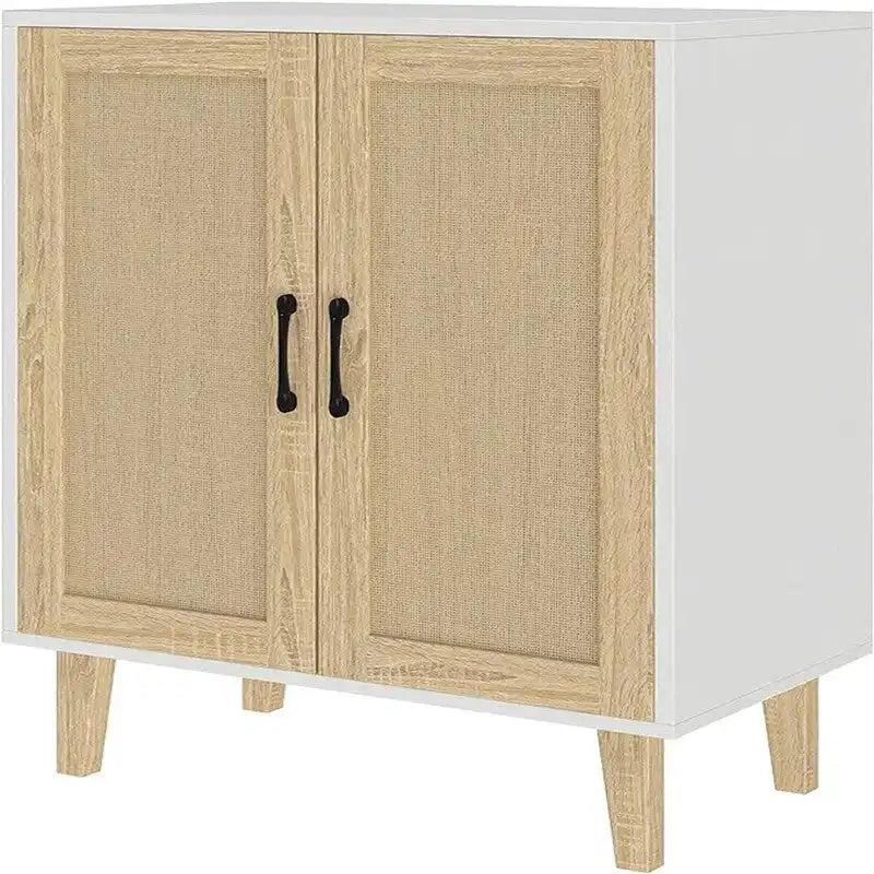 Aparador de 2 puertas estilo ratán