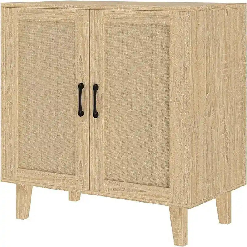 Buffet à 2 portes de style rotin