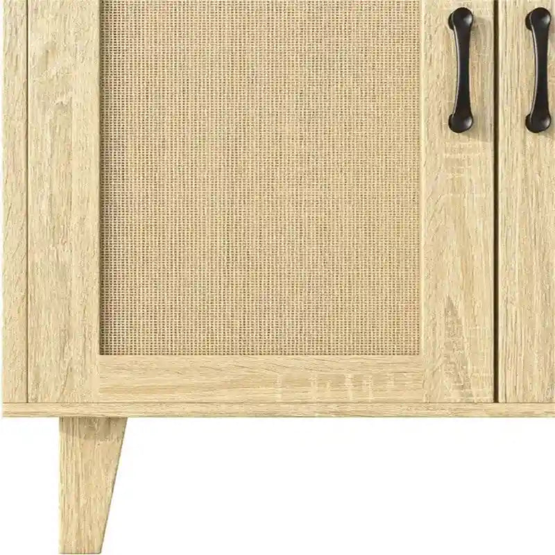 Buffet à 2 portes de style rotin