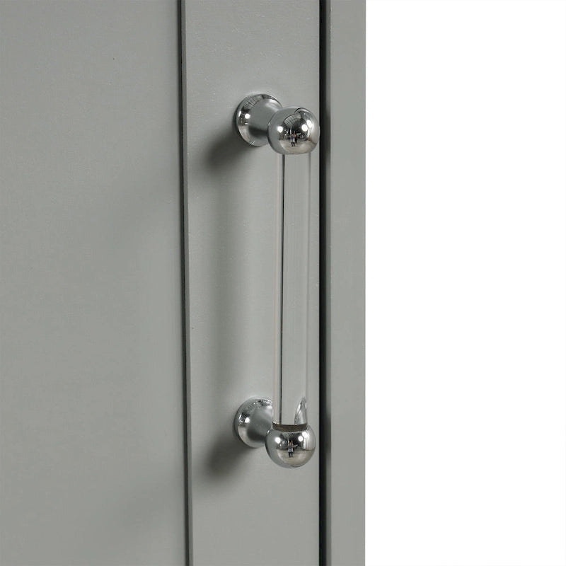 Armario alto de almacenamiento para baño con cajones y estante ajustable