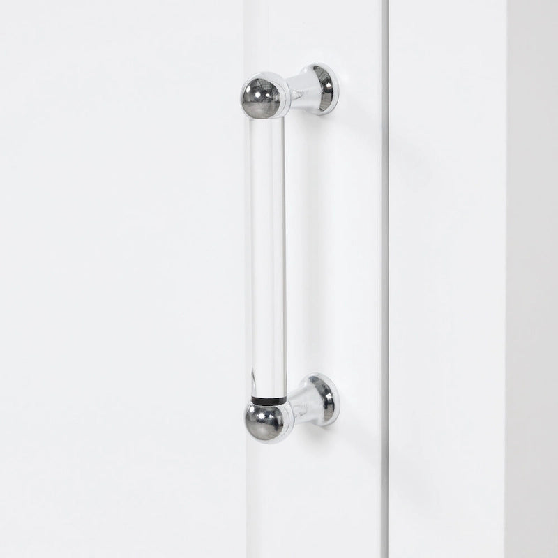 Armario alto de almacenamiento para baño con cajones y estante ajustable